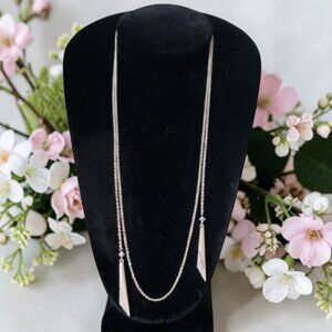 Swarovski Tounchstone On Point Lariat Necklace  ✨Retired N1610N / NWOT✨